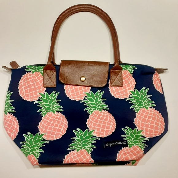 Simply Southern Handbags - Simply Southern Pineapple Tote NWOT